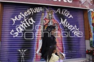 ANIVERSARIO ALTAR . SANTA MUERTE