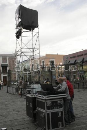 PREPARATIVOS . FESTIVAL INTERNACIONAL 5 DE MAYO