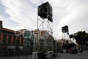 PREPARATIVOS . FESTIVAL INTERNACIONAL 5 DE MAYO