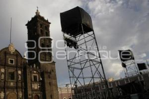 PREPARATIVOS . FESTIVAL INTERNACIONAL 5 DE MAYO