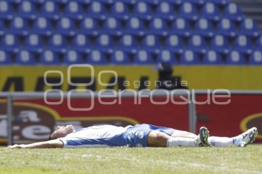 FUTBOL . PUEBLA FC VS JAGUARES