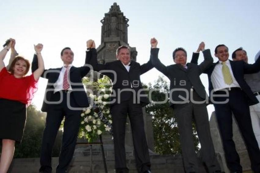 HOMENAJE PRIÍSTA A LOS FUNDADORES DE LA CIUDAD