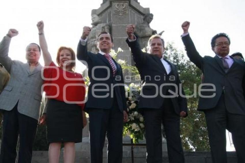 HOMENAJE PRIÍSTA A LOS FUNDADORES DE LA CIUDAD