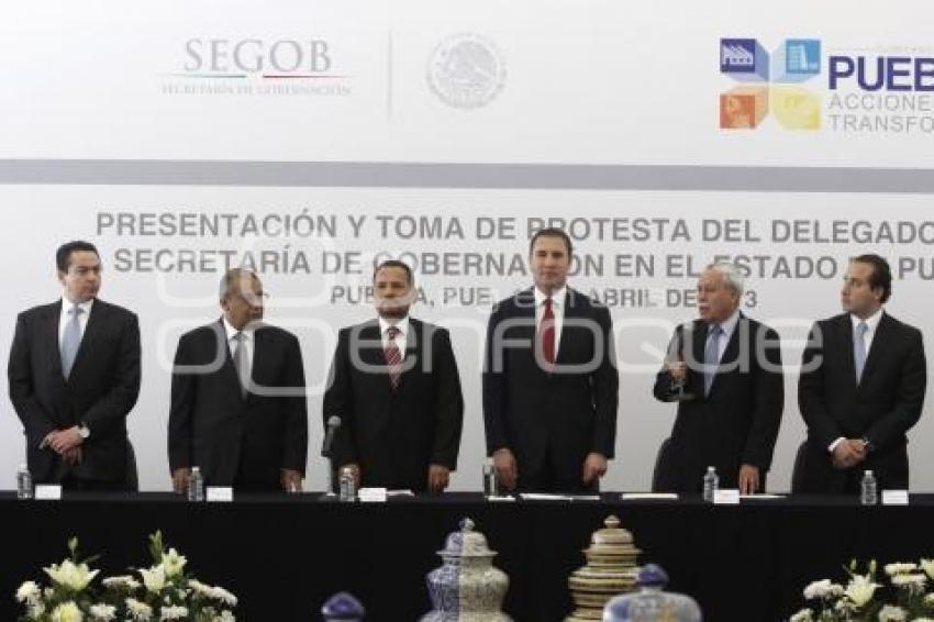TOMA PROTESTA DELEGADO SECRETARIA DE GOBERNACIÓN