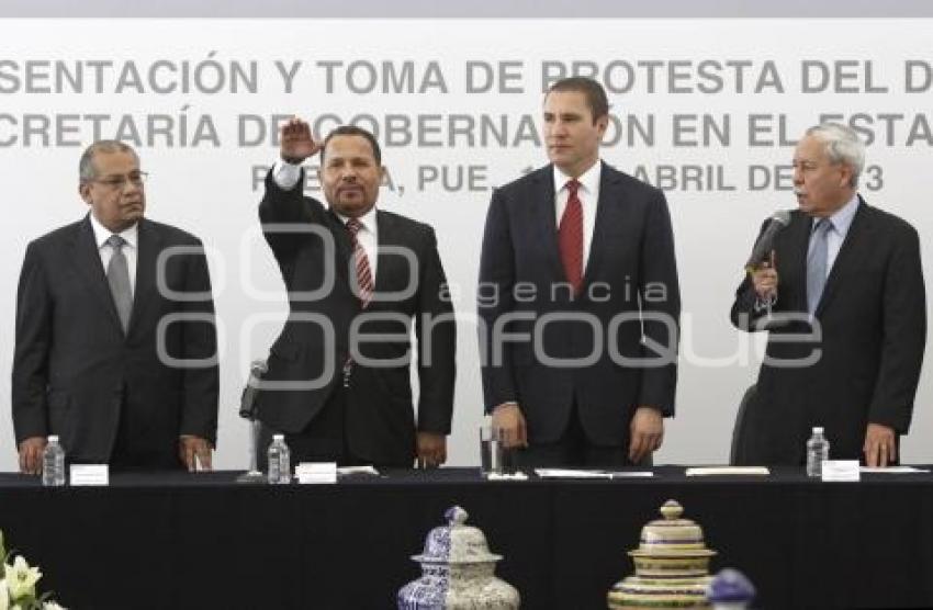 TOMA PROTESTA DELEGADO SECRETARIA DE GOBERNACIÓN