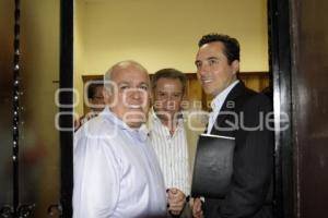 REUNIÓN ENRIQUE AGÜERA CON DIRIGENCIA PRI