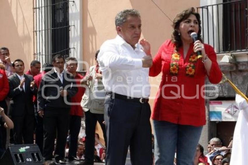 AGUERA TOMÓ PROTESTA COMO CANDIDATO A LA PRESIDENCIA