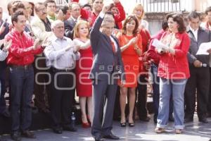 AGüERA TOMÓ PROTESTA COMO CANDIDATO A LA PRESIDENCIA