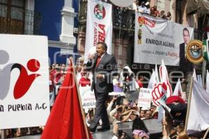 AGUERA TOMÓ PROTESTA COMO CANDIDATO A LA PRESIDENCIA