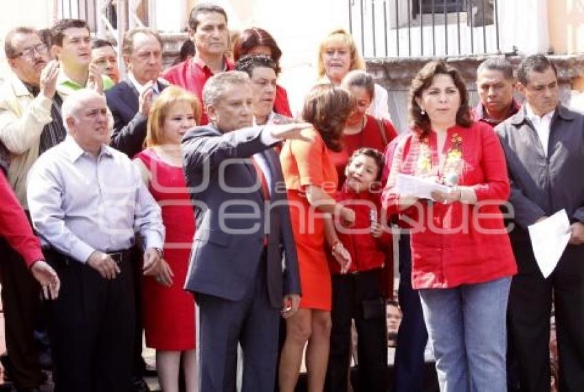 AGUERA TOMÓ PROTESTA COMO CANDIDATO A LA PRESIDENCIA