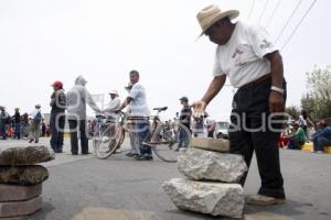 PROTESTA CONTRA RUTA