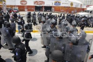 PROTESTA CONTRA RUTA