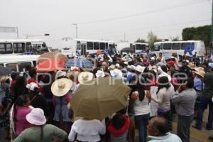 PROTESTA CONTRA RUTA