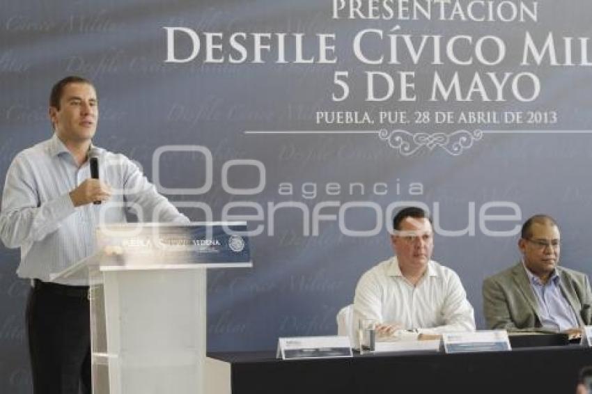 PRESENTAN DESFILE DEL 5 DE MAYO