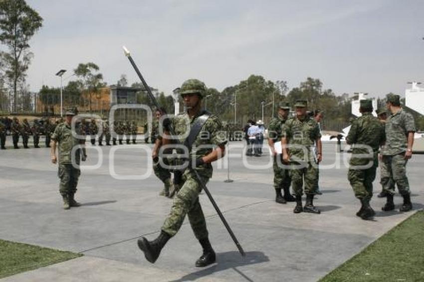 ENSAYO DE LA CEREMONIA DEL 5 DE MAYO