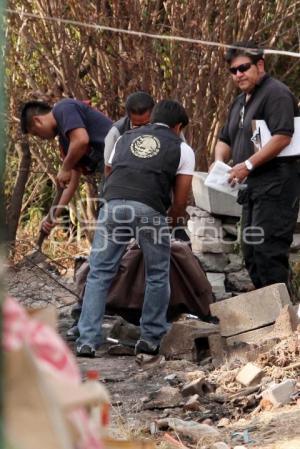 INCENDIO . HOMBRE MUERTO