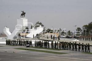 ENSAYO DE LA CEREMONIA DEL 5 DE MAYO