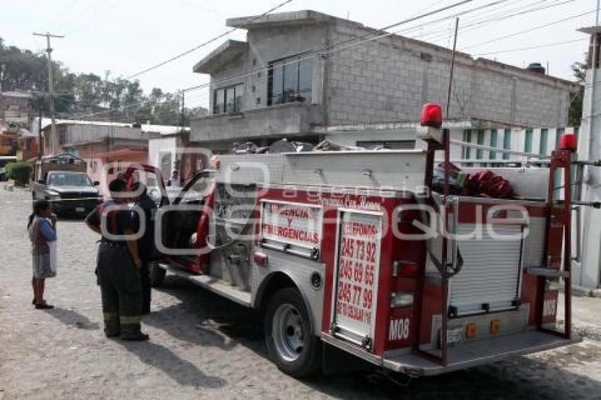 INCENDIO . HOMBRE MUERTO