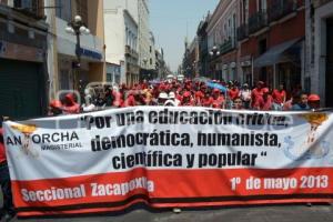 MANIFESTACIÓN ANTORCHA MAGISTERIAL
