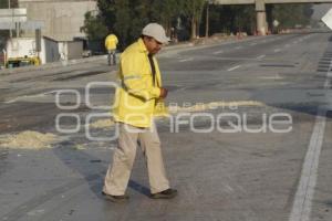 TRÁFICO POR ACCIDENTE EN AUTOPISTA