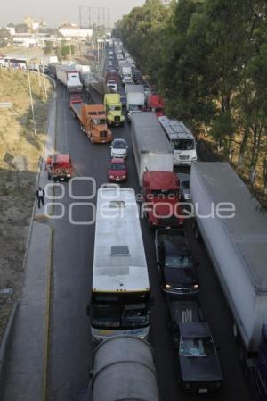 TRÁFICO POR ACCIDENTE EN AUTOPISTA