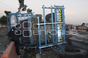 ACCIDENTE AUTOPISTA MÉXICO-PUEBLA