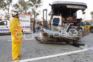 ACCIDENTE AUTOPISTA MÉXICO-PUEBLA