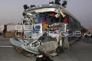 ACCIDENTE AUTOPISTA MÉXICO-PUEBLA