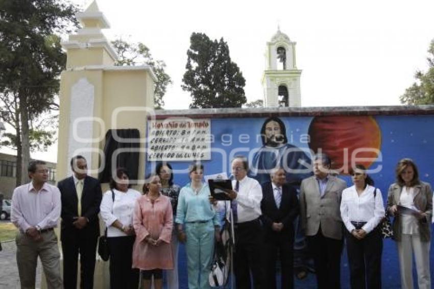 DEVELACIÓN DE PLACAS DE LAS FORTIFICACIONES DEL SITIO DE PUEBLA