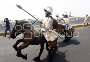 ENSAYO DEL DESFILE DEL 5 DE MAYO