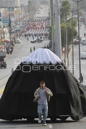 ENSAYO DEL DESFILE DE 5 DE MAYO