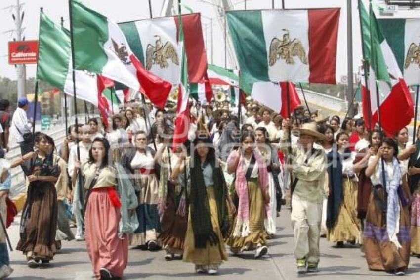 ENSAYO DEL DESFILE DEL 5 DE MAYO