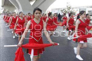 ENSAYO DEL DESFILE DEL 5 DE MAYO