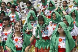 ENSAYO DEL DESFILE DEL 5 DE MAYO