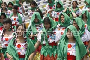 ENSAYO DEL DESFILE DEL 5 DE MAYO