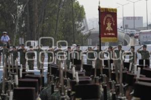 ENSAYO DE LA CEREMONIA DE TOMA DE PROTESTA DEL SERVICIO MILITAR