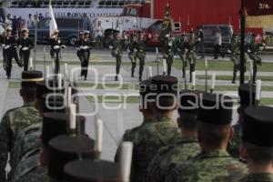 ENSAYO DE LA CEREMONIA DE TOMA DE PROTESTA DEL SERVICIO MILITAR