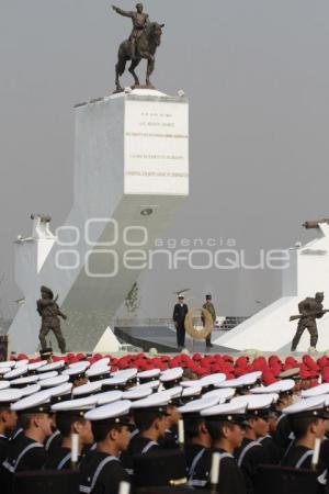 ENSAYO DE LA CEREMONIA DE TOMA DE PROTESTA DEL SERVICIO MILITAR