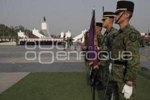 ENSAYO DE LA CEREMONIA DE TOMA DE PROTESTA DEL SERVICIO MILITAR