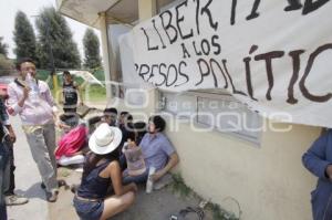 PIDEN LIBERTAD DE PRESOS POLÍTICOS EN CHOLULA