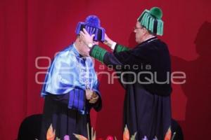 RECIBE DOCTORADO HONORIS CAUSA CARDENAL GIANFRANCO RAVASI UPAEP