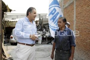 FRANCO RODRÍGUEZ REALIZA RECORRIDO EN BUGAMBILIAS