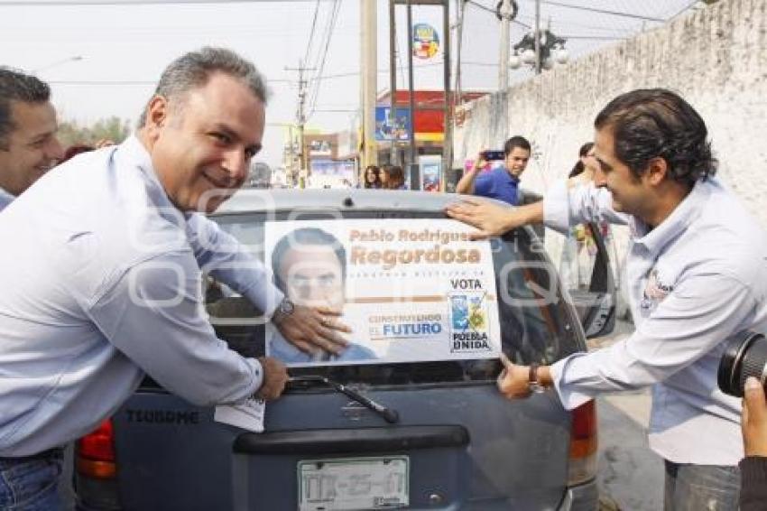PABLO RODRIGUEZ CANDIDATO DISTRITO 14 PUEBLA UNIDAD INAUGURACIÓN CASA DE CAMPAÑA