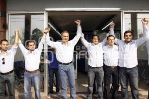 PABLO RODRIGUEZ  CANDIDATO DISTRITO 14 PUEBLA UNIDAD INAUGURACIÓN CASA DE CAMPAÑA