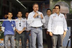 PABLO RODRIGUEZ  CANDIDATO DISTRITO 14 PUEBLA UNIDAD INAUGURACIÓN CASA DE CAMPAÑA