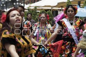 DESFILE DE OAXACA EN EL CENTRO DE PUEBLA