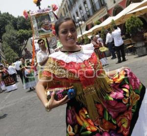 DESFILE DE OAXACA EN EL CENTRO DE PUEBLA