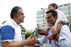 FRANCO RODRÍGUEZ EN CAMINATA CON TONY GALI