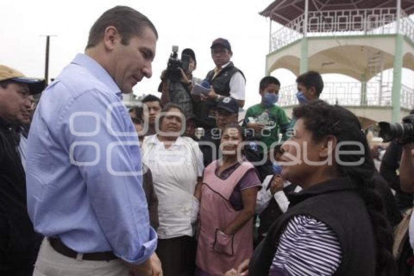 GOBIERNO . RECORRIDO ZONA DEL VOLCAN