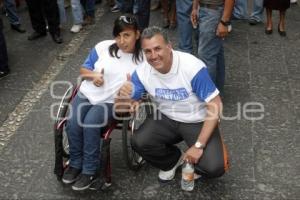 FRANCO RODRÍGUEZ EN CAMINATA CON TONY GALI